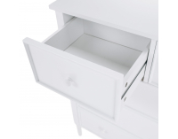 Zásuvková komoda Teana - biela