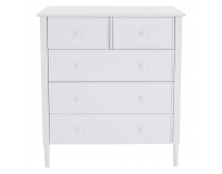 Zásuvková komoda Teana - biela