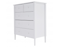 Zásuvková komoda Teana - biela