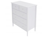Zásuvková komoda Teana - biela