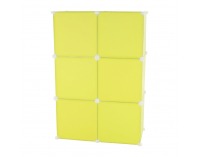 Detská modulárna skrinka Tekin - zelená / detský vzor