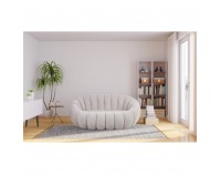 Dvojsedačka Tekvio - svetlosivá