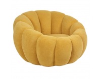 Kreslo Tekvio - žltá