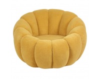 Kreslo Tekvio - žltá