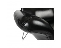 Kreslo (ušiak) Demas - čierna