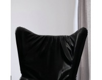 Kreslo (ušiak) Demas - čierna