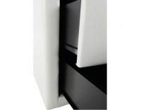 Čalúnený nočný stolík Fantasy New - biela