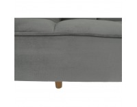 Rozkladacia pohovka Kaprera - svetlosivá / buk