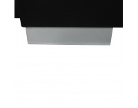 Rohová sedačka U s rozkladom Lemon L - čierna / svetlosivá