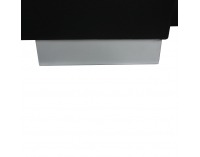 Rohová sedačka U s rozkladom Lemon P - čierna / svetlosivá