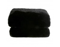 Kožušinová deka Rabita Typ 1 150x170 cm - čierna