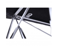 Lavica do predsiene Rivola - sivá / chróm