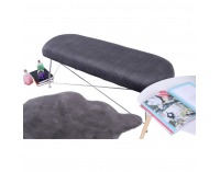 Lavica do predsiene Rivola - sivá / chróm