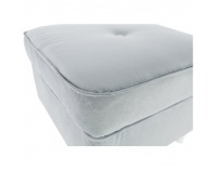 Taburetka Rufino - svetlosivá / biela