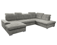 Rohová sedačka U s rozkladom Teodor New P - sivohnedá (taupe)