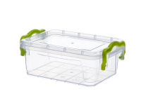 Plastový úložný box Tim 0,5 l - priehľadná