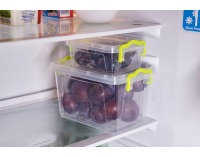 Plastový úložný box Tim 2 l - priehľadná