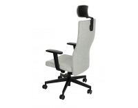 Kancelárska stolička s podrúčkami Timi Plus HD - sivá / čierna