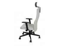 Kancelárska stolička s podrúčkami Timi Plus HD - sivá / čierna