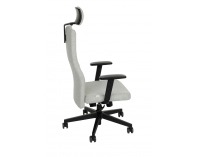 Kancelárska stolička s podrúčkami Timi Plus HD - sivá / čierna