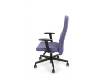 Kancelárska stolička s podrúčkami Timi Plus - fialová / čierna