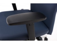 Kancelárska stolička s podrúčkami Timi Plus - tmavomodrá / chróm