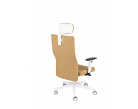 Kancelárska stolička s podrúčkami Timi W Plus HD - svetlohnedá / biela
