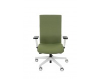 Kancelárska stolička s podrúčkami Timi W Plus - zelená / biela