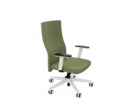Kancelárska stolička s podrúčkami Timi W Plus - zelená / biela