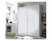 Šatníková skriňa s posuvnými dverami Tiner - biela