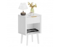 Nočný stolík Tobi - biela