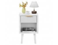 Nočný stolík Tobi - biela