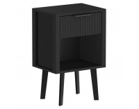 Nočný stolík Tobi - čierna