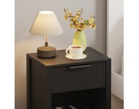 Nočný stolík Tobi - čierna