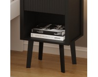 Nočný stolík Tobi - čierna