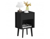 Nočný stolík Tobi - čierna
