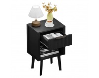 Nočný stolík Tobi - čierna