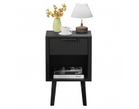 Nočný stolík Tobi - čierna