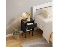 Nočný stolík Tobi - čierna