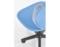 Detská stolička na kolieskach Toby - modrá / sivá
