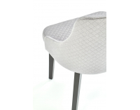 Jedálenská stolička Toledo 3 - čierna / svetlosivá