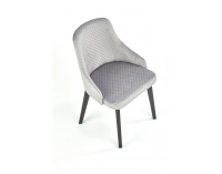 Jedálenská stolička Toledo 3 - čierna / svetlosivá