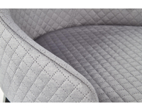 Jedálenská stolička Toledo 3 - čierna / svetlosivá