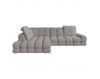 Rohová sedačka s rozkladom a úložným priestorom Tollo L Roh L - béžovosivá (taupe)