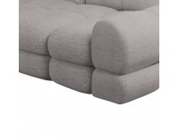 Rohová sedačka s rozkladom a úložným priestorom Tollo L Roh L - béžovosivá (taupe)