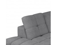 Rohová sedačka s rozkladom a úložným priestorom Tollo L Roh L - sivá