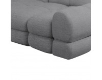 Rohová sedačka s rozkladom a úložným priestorom Tollo L Roh L - sivá