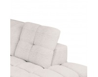 Rohová sedačka s rozkladom a úložným priestorom Tollo L Roh P - smotanová