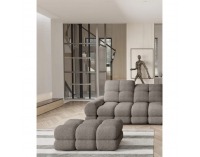 Taburetka Tollo - béžovosivá (taupe)