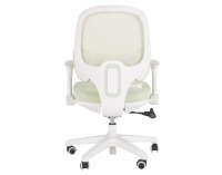 Detská stolička na kolieskach Tresa - zelená / biela